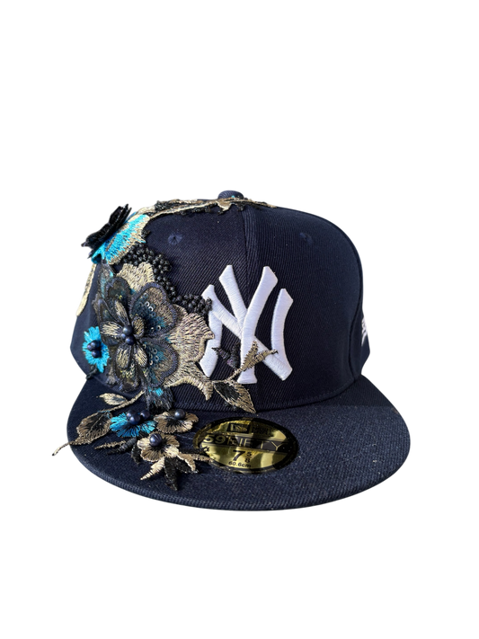 Navy Floral