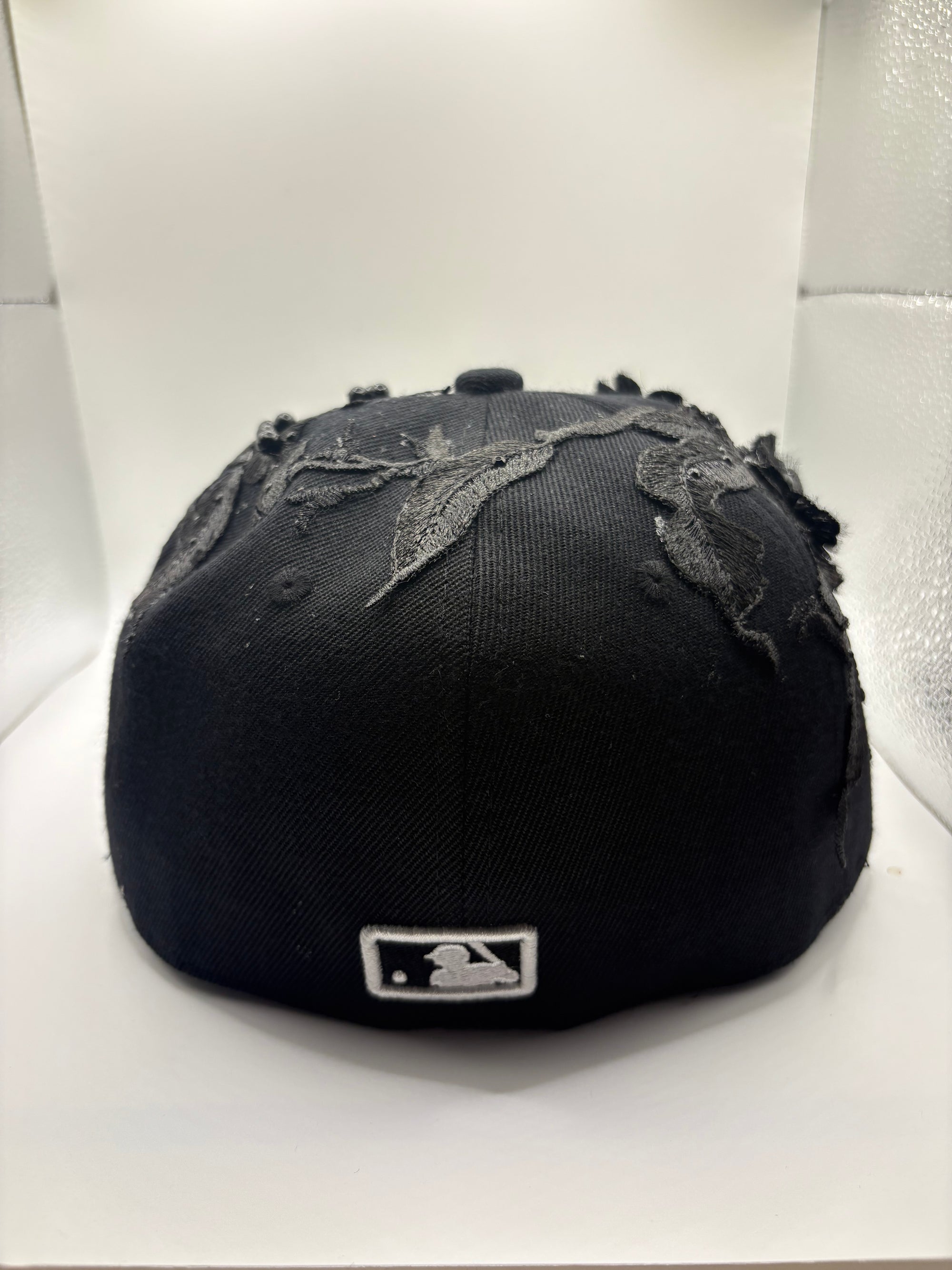 Black flower custom cap new era