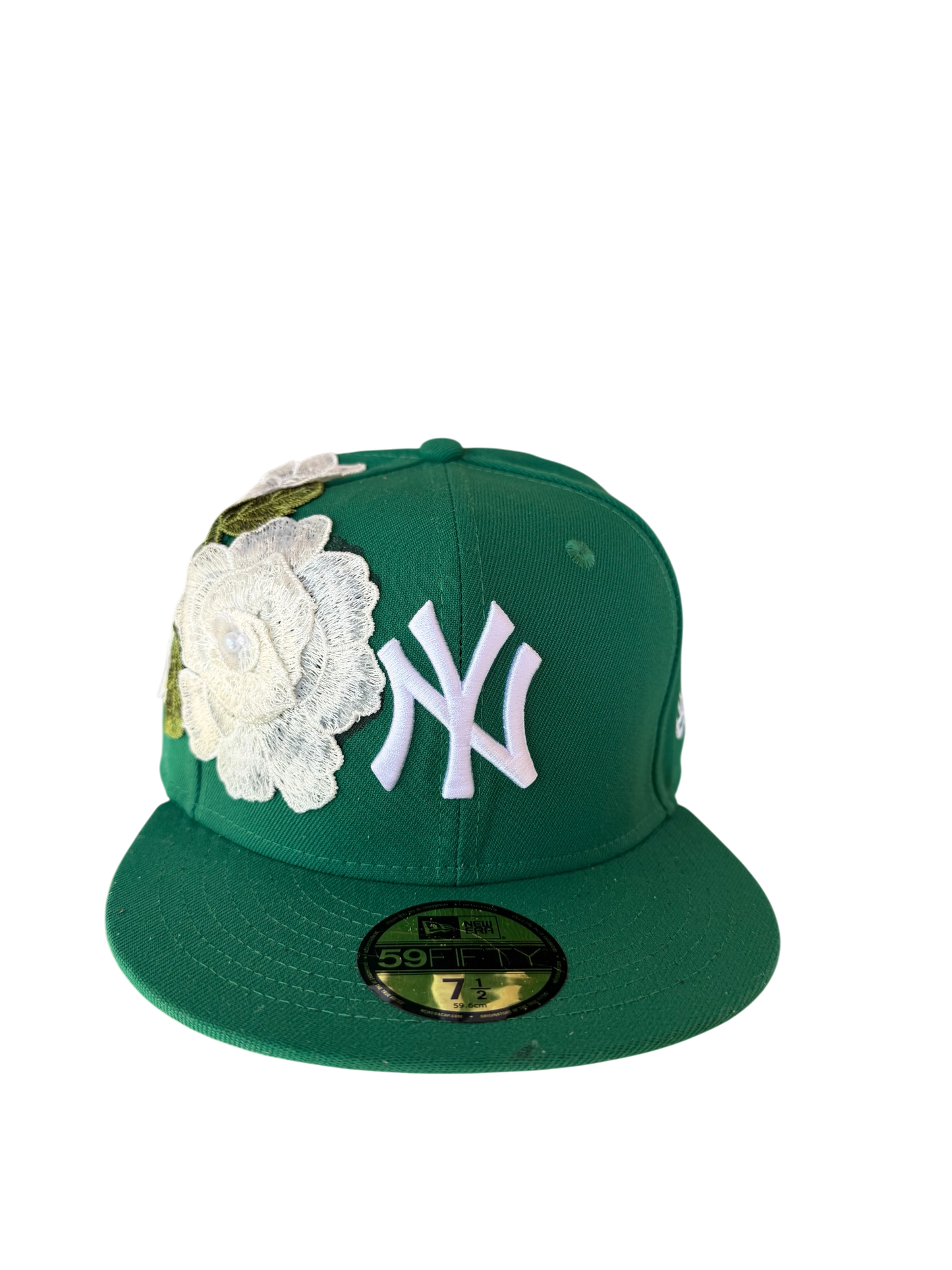 Green and white leaves