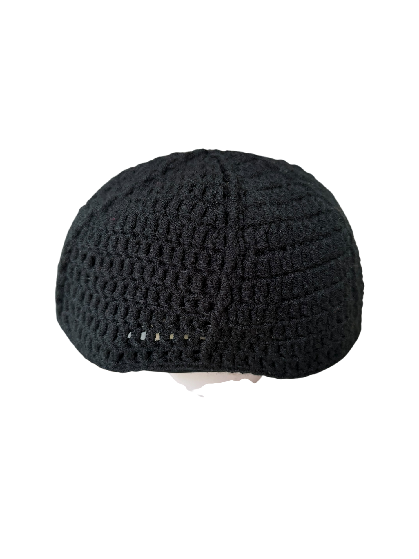 Black knitted cap