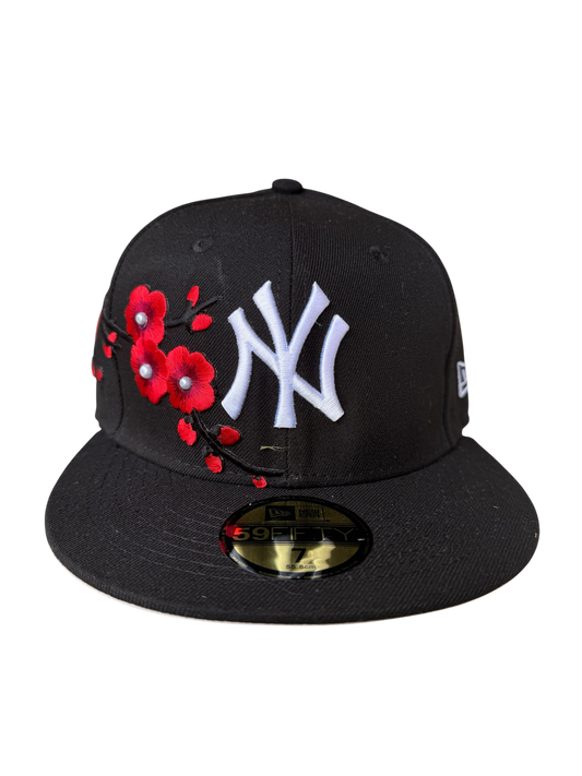 Red blossom Cap