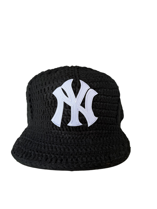 Black knitted cap