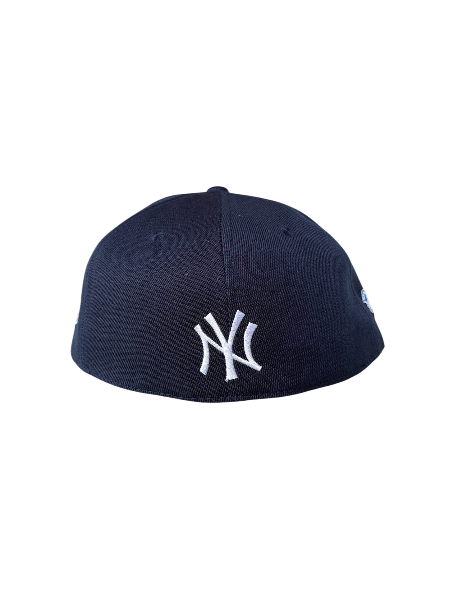 Navy blue leaves Yankee fitted cap