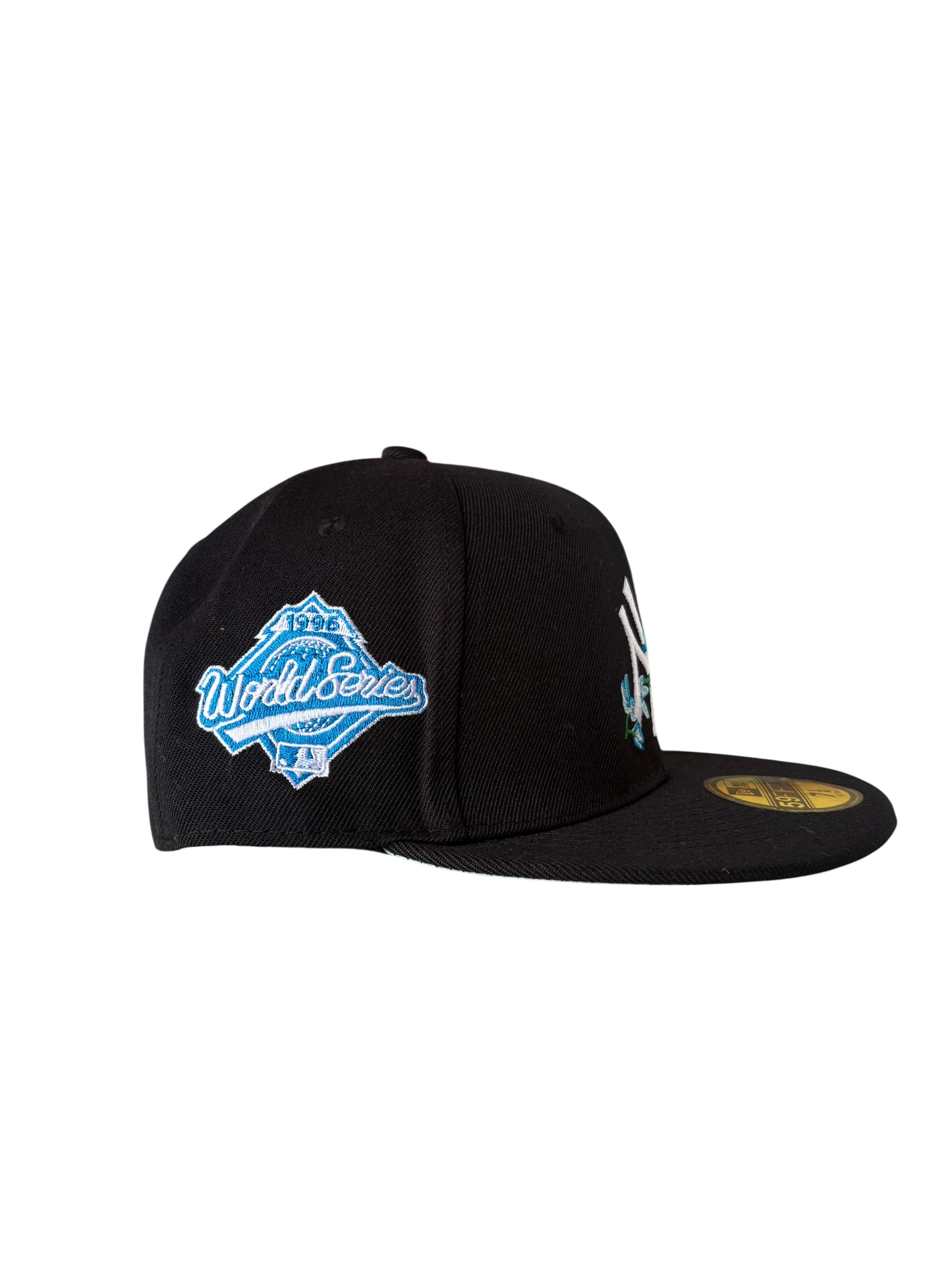 Blue Leaves Fitted Yankee