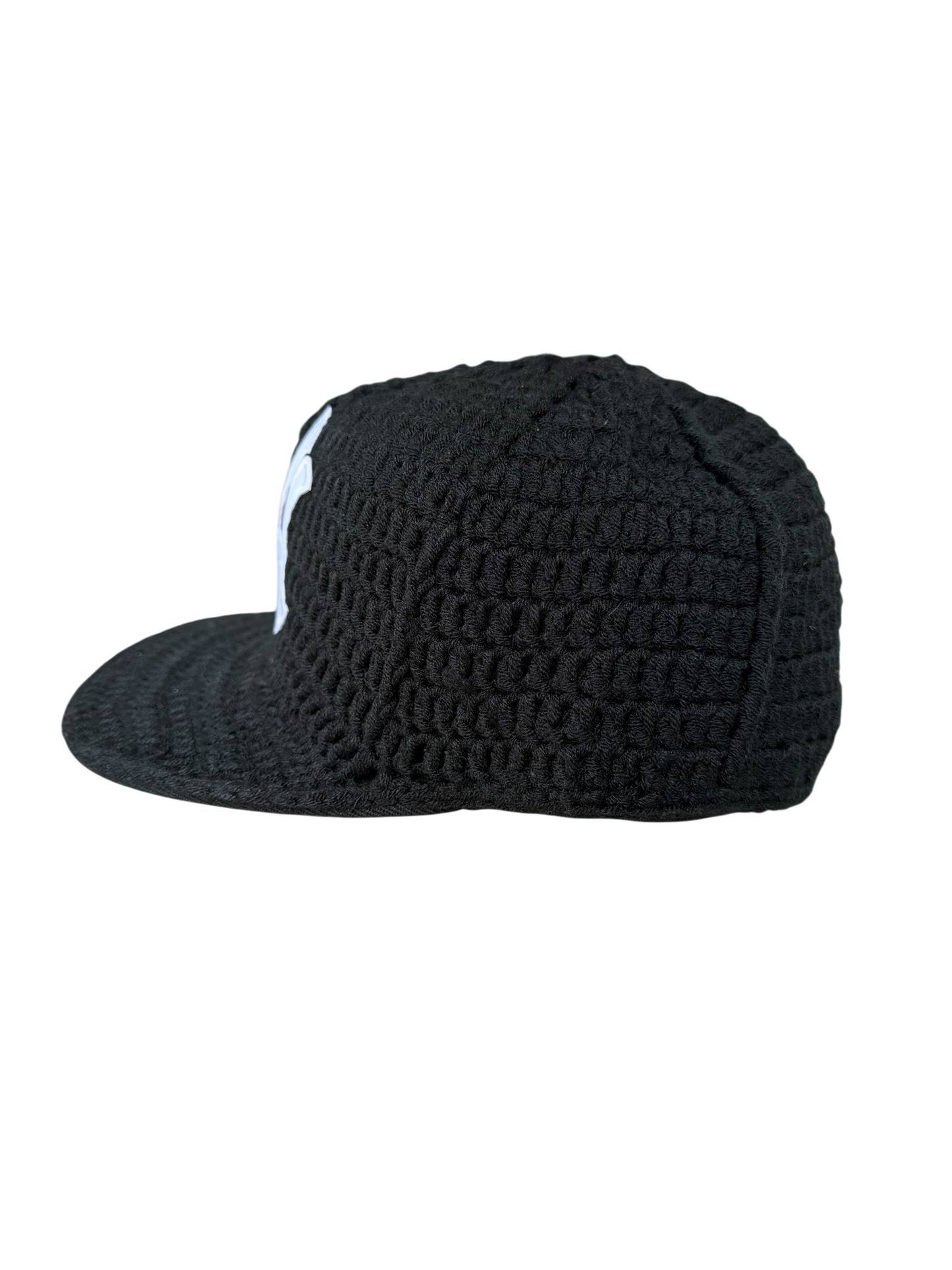 Black knitted cap