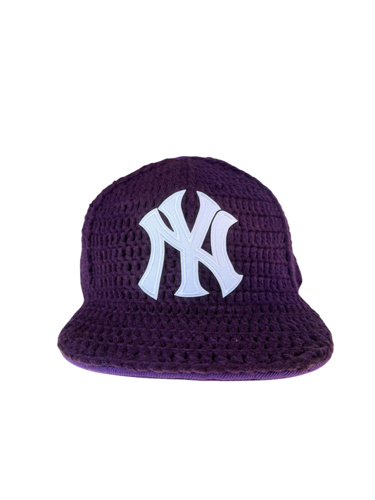 Purple Knitted Cap