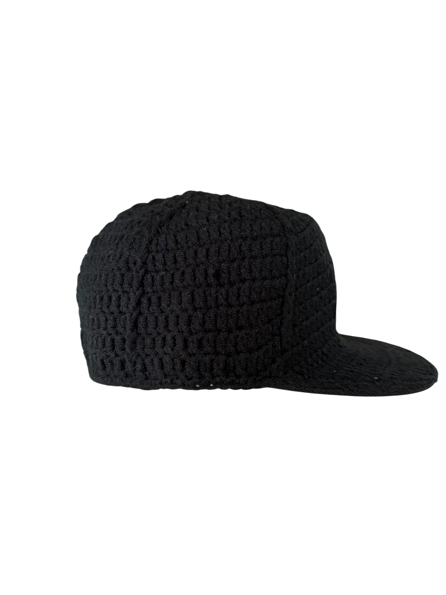 Black knitted cap