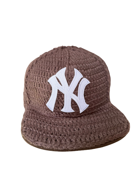 Light brown knitted cap