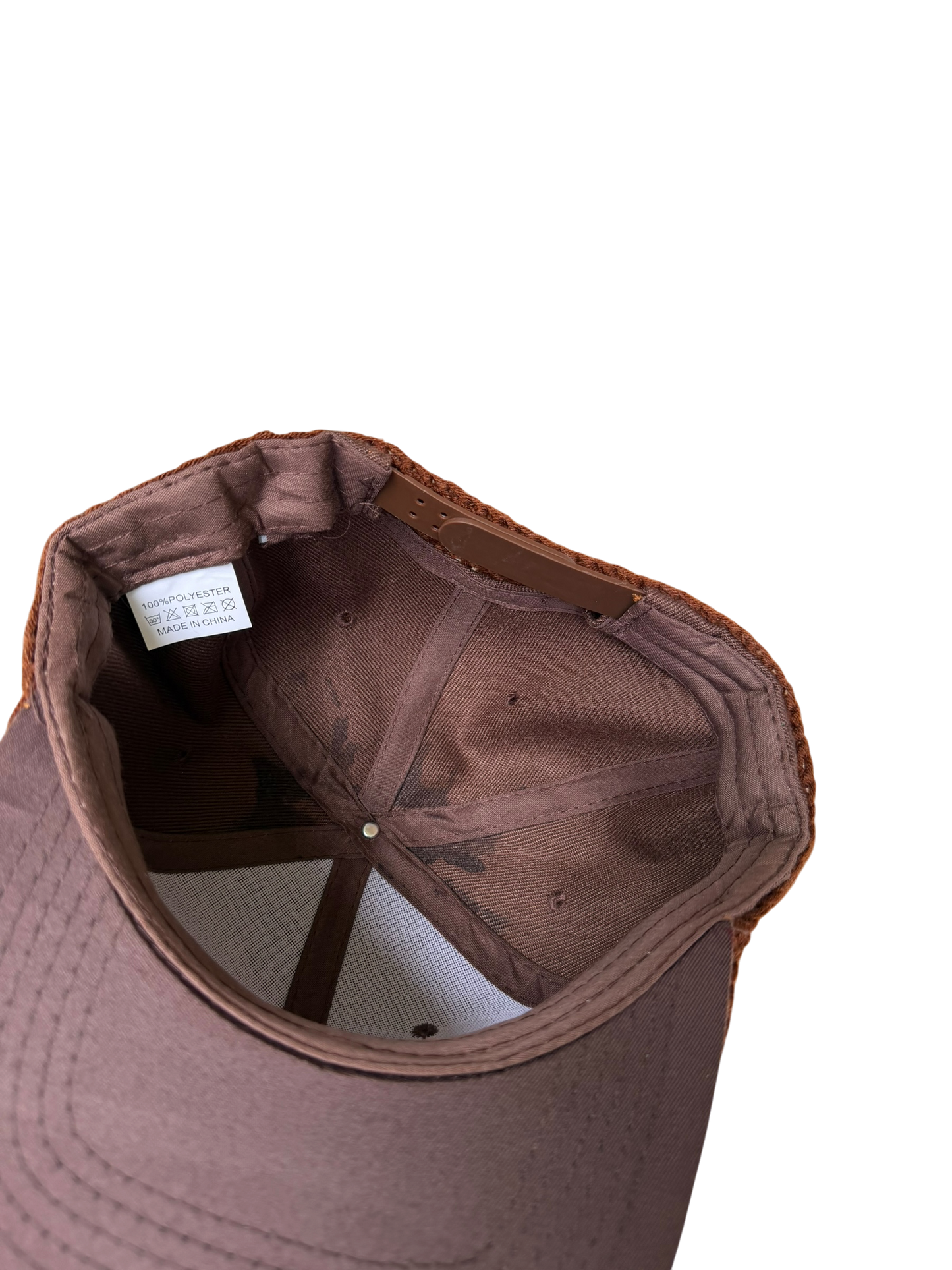 Light brown knitted cap