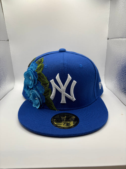Blue roses cap