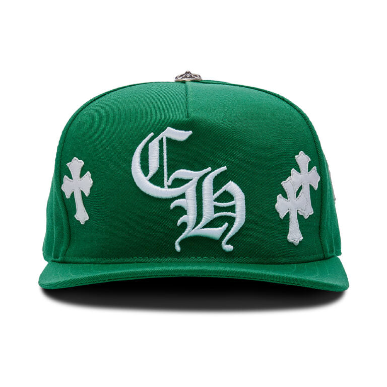 Green Chrome Hearts inspired cap