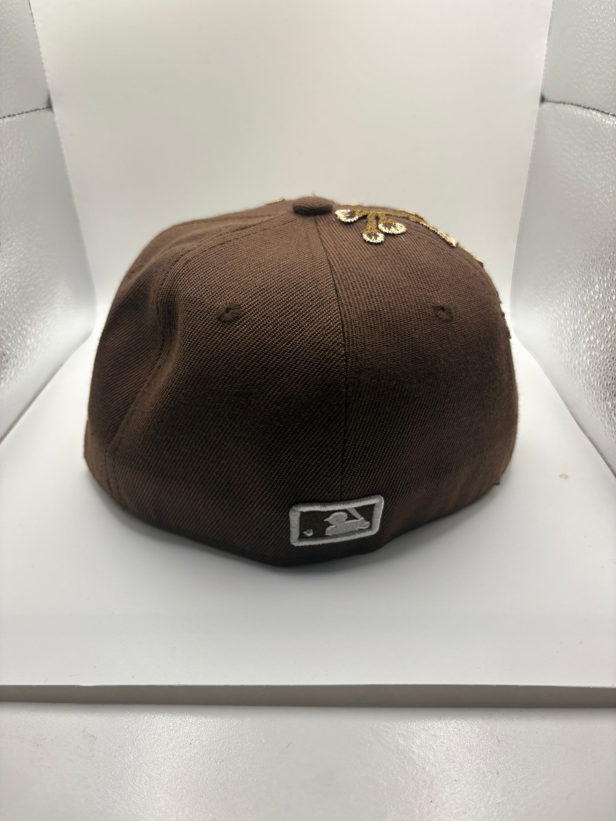 Brown leaves custom cap