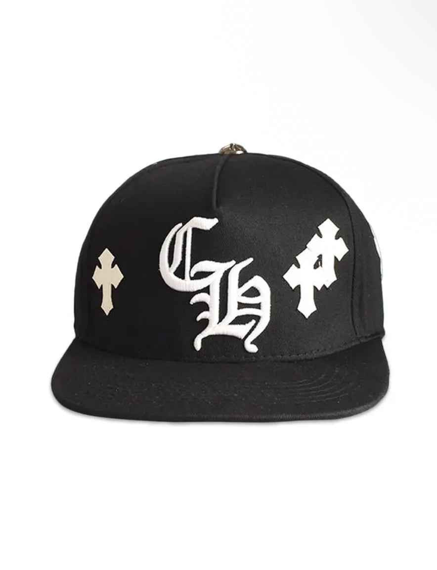 Black Chrome Hearts inspired cap